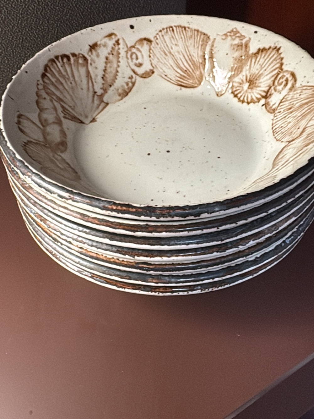 Midwinter seascape dinnerware lot